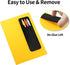 Epessa Stick-On Pen Holder for Notebook, Adhesive Pencil Sleeve Pouch for Journals, Planners, Notebooks, Reusable
