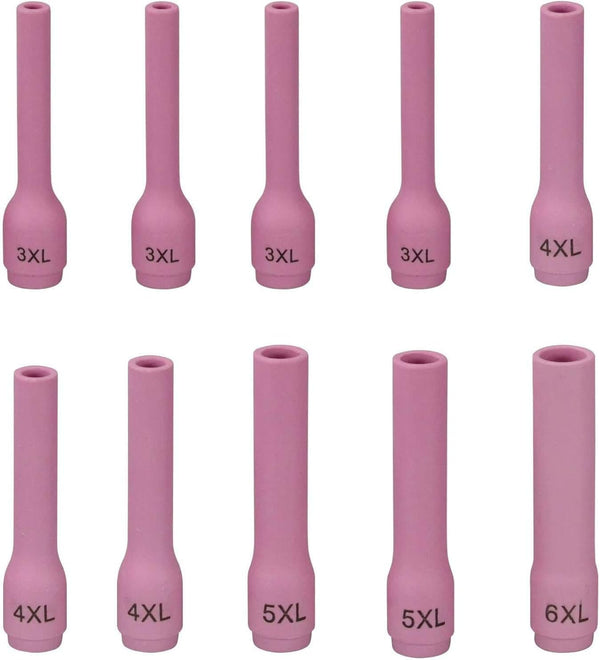 RIVERWELD Assorted Size TIG Alumina Nozzles Ceramic Cups Kit 796F74 (#3XL 3/16") 796F75 (#4XL 1/4") 796F76 (#5XL 5/16")