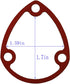 GS1 Aftermarket Gasket Kit fits Hitachi NR83A and NV83A Series Nailers (5 PACK)