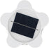 Zerodeko Solar Wall Lamp LED Plum Blossom Night Light White Shell Solar
