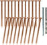 Solid Pure Copper Nails Spikes, 26 Count for Killing Trees Stumps Roots with Steel/Drill Nails
