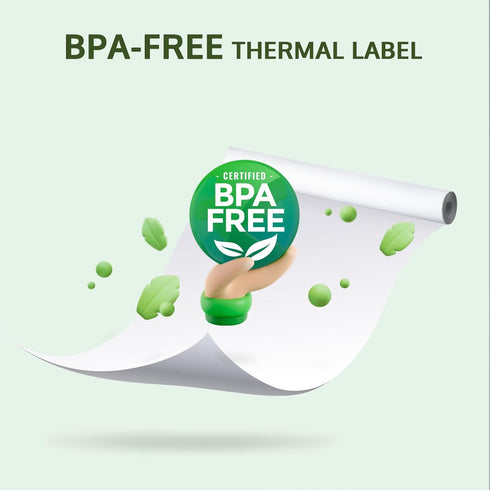 Thermal Paper 8.5" US Letter Size, 1 Roll for OFFNOVA Portable Thermal Printer, Multipurpose Receipt Paper