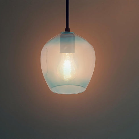 5cm Uonlytech Glass Lampshade Ball Lamp Cover Globe Lampshade Gradient Blue Glass Light Cover Spherical Dome Light