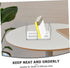 Stylish Metal Bookends - White Desk Organizer for Books