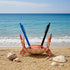 JIANSHUILIAN 1 Pc Red Creative Crab Pen Holder Weightlifting Crabs Pen Stand Storage Rack Office Home Desktop