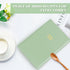 Perfect Blank Recipe Book: Waterproof Cover, 186 Pages to Write and Organize Your Own Recipes (Spring Green)