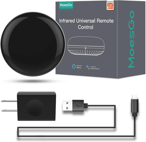 MoesGo WiFi IR Control Hub for Smart Appliances, Compatible with Amazon Echo and Google Home