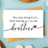 HCIU6YGQ Pregnancy Announcement Card for Brother, Uncle Baby Announcement Ideas Card for Men, Pregnancy Reveal Cards