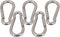szzijia M4 40mm Multifunctional 304 Stainless Steel Spring Loaded Gate Snap Carabiner Hook