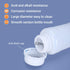 PE Plastic Food Grade Wide Mouth Lab Reagent Bottle, Translucent 17oz Chemical Storage Container