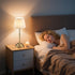 YIEONSHION Dimmable Portables Cordless Table Lamp, Fabric Shade Desk Lamp, Rechargeable Battery Powered Lighting, Light
