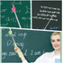 DOLANFYE Pointer Finger Stick Extendable, Hand Pointer for Teachers with Telescoping, Retractable Design Pointing