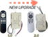 INRFHFU 6 Ceiling Fan Remote Control Kit, Adjustable Wind Speeds, Timing Fan and Light Switch, Wireless Devices