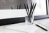Black Gold Pens with Black Ink | Luxury Ballpoint Gold Pen Set of 6 in Glossy White Gift Box | Gold Office Supplies for Women Men - Slim Nice Pens for Writing (Black) by Luxye