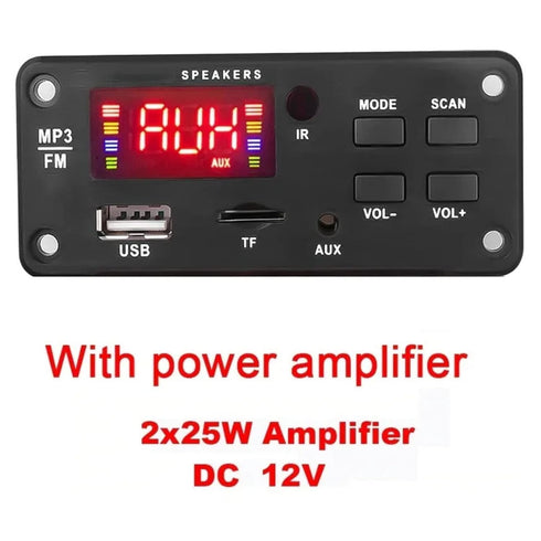 Mp3 MP3 Decoding Board, Decoder Board Audio Decoding Module ABS Audio Receiver Board Digital Amplifier Board Player
