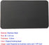 Metal Business Cards Tablet Thick 86X54mm, Pack of 10PCS (Stainless Steel 0.5mm thickness, Original Finishing Black)