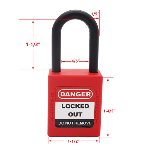 Gate Valve Lockout Device with Safety Padlock for Water Spigot Faucet Locks, 1 to 2-1/2 Inch, 1 Pack