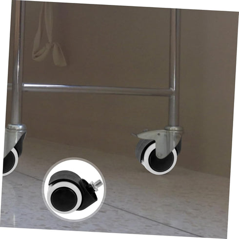 Replacement Wheels for Medical IV Stand - Easy Maneuver Rolling Cart