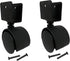 Shepherd Hardware 9420 1-5/8-Inch Twin Wheel Office Chair Caster, 11/16-Inch U-Bracket, 40-lb Load Capacity, 2-Pack,