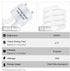 GU24 2 23W 2700K 1600lm Bulbs, T3 (100Watt Bulbs, 120v 60Hz, (3 Pack) Base Prong CFL Light Spiral Equivalent) Soft