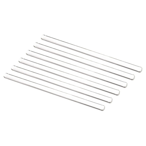 MECCANIXITY 3.3 Borosilicate Glass Stick, 7.87" Length, 10mm Dia Stir Rod Mixing Tools, 6Pcs