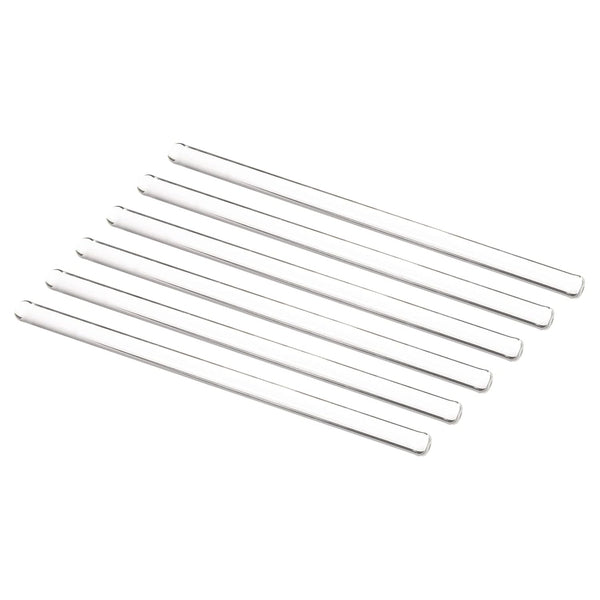 MECCANIXITY 3.3 Borosilicate Glass Stick, 7.87" Length, 10mm Dia Stir Rod Mixing Tools, 6Pcs