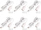 Simple Deluxe 6-Pack 20 Feet Extension Hanging Lantern Pendant Light Lamp Cord