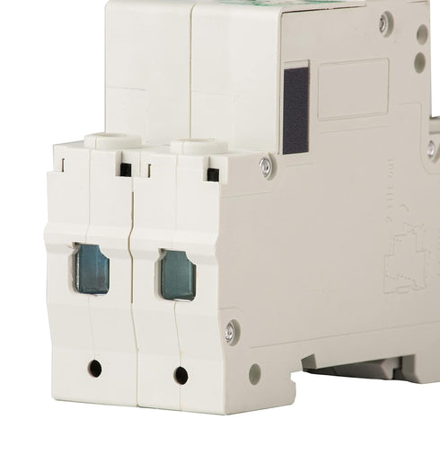 DC Miniature Circuit Breaker, 12V-250V, 2 Pole 32A Mini Home Circuit Breaker, DIN Rail Mount