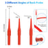 Linkstyle 25PCS Back Probe Kit, Multimeter Back Probes Pin 4mm Banana Plug to Alligator Clip