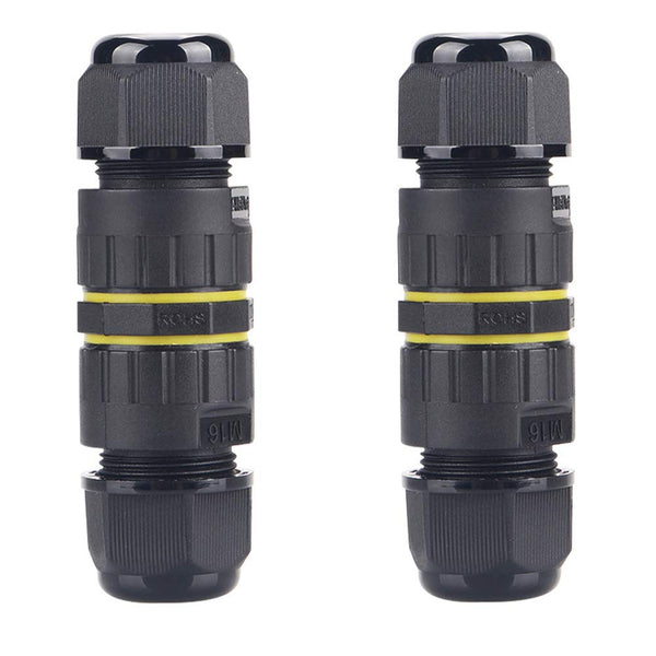 COMOPEZ 3Pin IP68 Waterproof Junction Connector Box, 3 Pole Electrical Box for Underground Outdoor Light