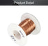 Fielect 0.38mm Inner Dia Enameled Copper Magnet Wire, 65.6Ft Length, QA-1-155 2UEW Model for Motors