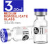 Sterile Empty Vials with Self Healing Injection Port, 10 Pcs 3ml with Flip Off Aluminum Cap, Sterile Package