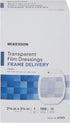 2 3/8 2 3/4 100 Count, 1 Pack McKesson Transparent Film Dressing, Sterile, Frame Delivery, in x