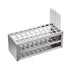 uxcell 304 Stainless Steel Test Tube Holder Lab Stand Rack, 40 Hole 3 Layer for 14-16mm Tubes