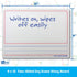 Flipside Products 9" x 12" Two Sided Dry Erase Story Board, Lined for Kids Writing and Drawing, Pack of 12