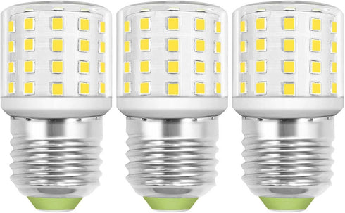 LED Appliance Light Bulb for Refrigerator, 4W (40W Equivalent) E26 Medium Base, Daylight White 5000K, Pack of 3