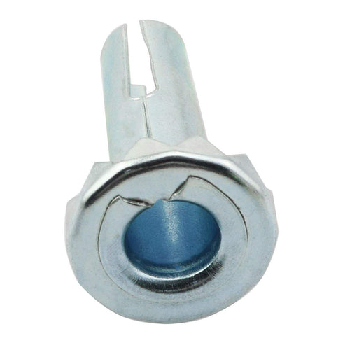 heyous 8PCS Metal Caster Sockets - 3/8" x 1-1/4" Furniture Insert Wheel Mounting Stem for Chair Legs