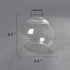 1-5/8-inch G0091 Clear Seeded Glass Globe Lamp Shades Replacement Lampshade Cover with for Wall Sconce Pendant Lighting