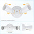 2-Pack 300W (Bulbs Onforu Adjustable Twin PAR Holder, Outdoor Flood Light Fixture Max Not Included), Switch Controlled