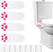 Yuanchu 4Pcs Toilet Seat Lifter, Self Adhesive Toilet Lid Cover Lifter Toilet Seat