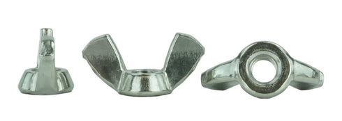 Stainless 10-32 Wing Nut, Stainless Steel 18-8, Machine Thread, Box of 50
