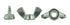 Stainless 10-32 Wing Nut, Stainless Steel 18-8, Machine Thread, Box of 50