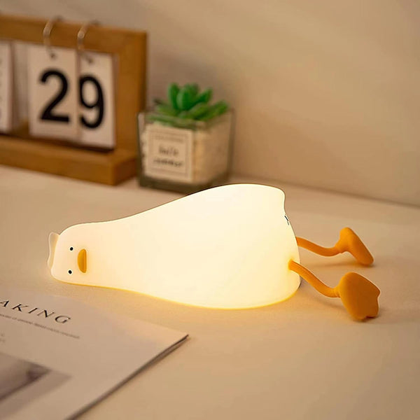 Cute Duck/Chicken/Rabbit/Panda NightLight, LED Squishy Animal Novelty Lamp for Toddler Baby Kids,