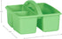 Teacher Created Resources Mint Portable Plastic Storage Caddy, 6-Pack for Classrooms, Kids Room, Office