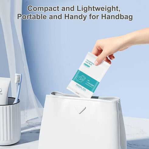 YTLX 20pcs Quality Disposable Toilet Seat Covers Stick-On Non-Slip for Public Toilets Hospital Hotel, Portable Travel
