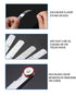 Feeler Gauges Set, 32 Blades Stainless Steel Dual Marked Metric and Standard SAE Valve Thickness Gauge