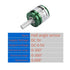 0.088 360 0-5V 12Bit Hall Angle Sensor, Resolution Rotatable Hall Effect Position Sensor, Output Full Circle