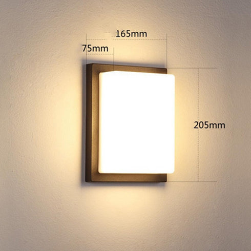 Daxng 24W 3000K Outdoor LED Wall Lights Waterproof Garden Stairway Pathway Lights Villa Balcony Entrance Indoor