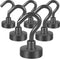 Neosmuk Magnetic Hooks, 27lb+ Heavy Duty Earth Magnets with Hook for Refrigerator, Extra Strong for Hanging
