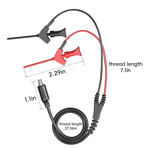 Goupchn MCX Test Probe Hook Lead, Mini Pocket Oscilloscope Test Probe Clip for Test Equipment